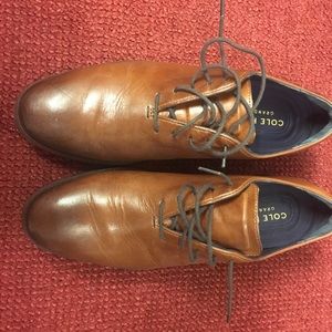 Cole Haan single piece leather shoes